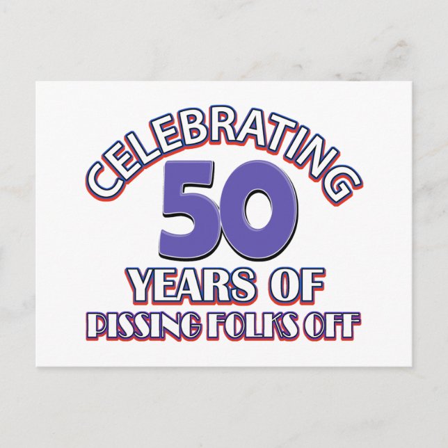 50 års höjning av helvetet vykort (Framsida)