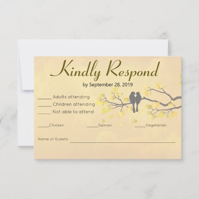 50-års jubiléum Kärleksfåglar OSA Kort (Framsida)