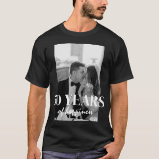 50 Års Lycka Elegant Bröllopsjubileum T Shirt