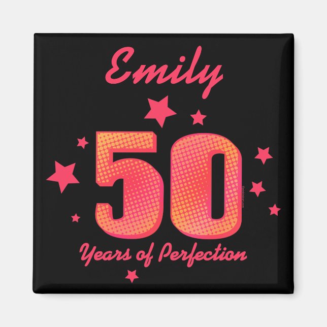50 års prefektion magnet (Framsidan)