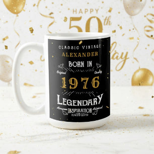 50-årsdag 1976 Legendarisk Retro Kaffemugg