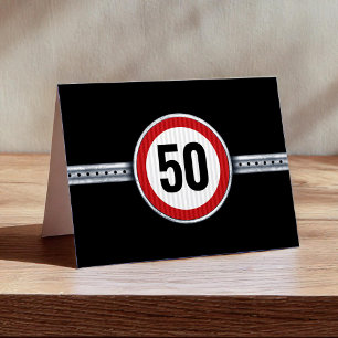 50-årsdag - ALDER Tack Kort