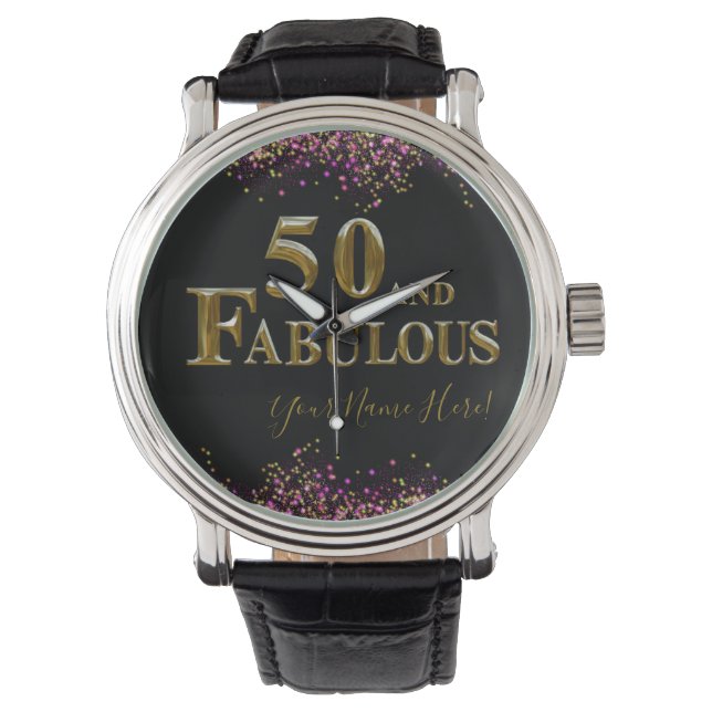 50-årsdag  armbandsur (Framsida)