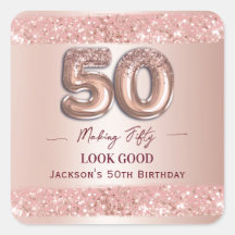 50-årsdag Att Få 50 Att Se Bra Roséguld