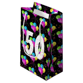 50-årsdag ballonger och konfetti