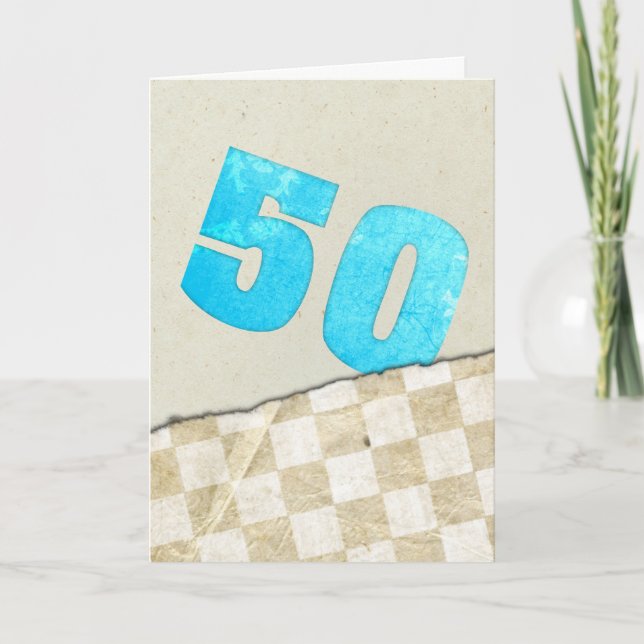 50-årsdag kort (Framsida)