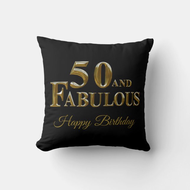 50-årsdag  kudde (Framsida)