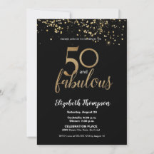 50-årsdag och fantastisk 50-årsdag Anpassningsbar