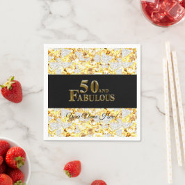 50-årsdag pappersservett