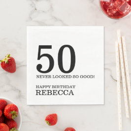 50-årsdag pappersservett