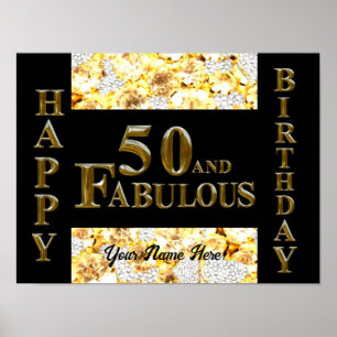 50-årsdag poster