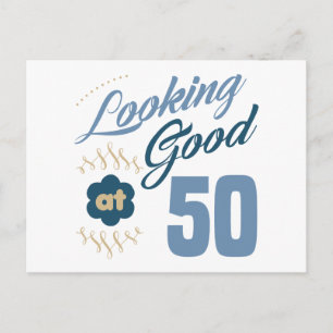50-årsdag Tittar Bra Vykort