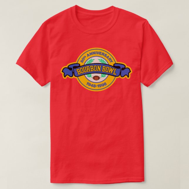 50-årsdagen av Bourbon Bowl T Shirt (Design framsida)