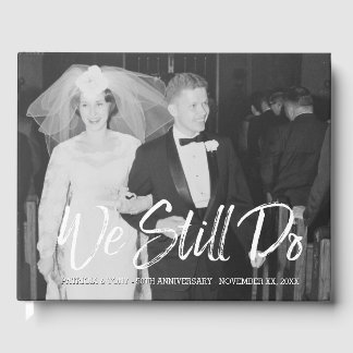 50-årsdagen av Bröllop med Photo - det gör vi fort Gästböcker