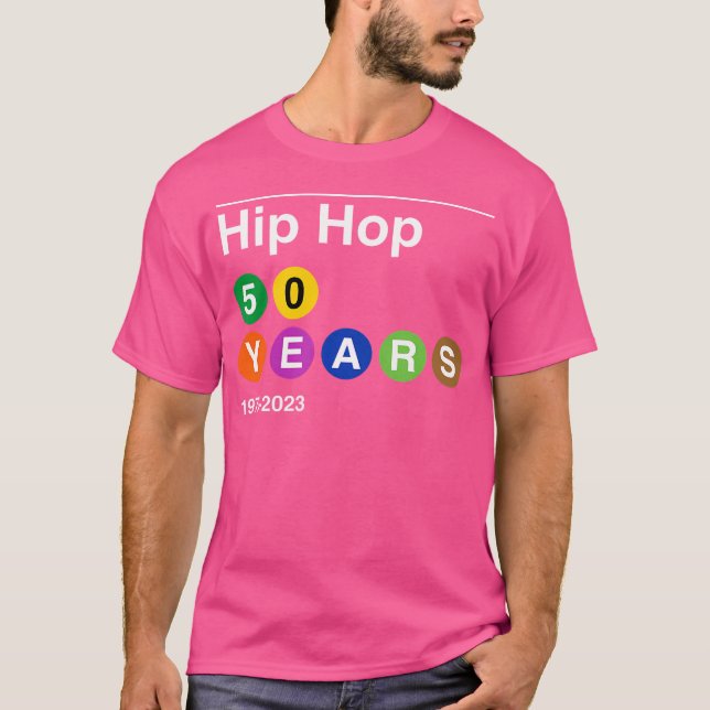 50-årsdagen av Hip hop 1973-2023 T Shirt (Framsida)