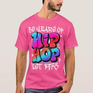 50-årsdagen av Hip hop Graffiti T Shirt