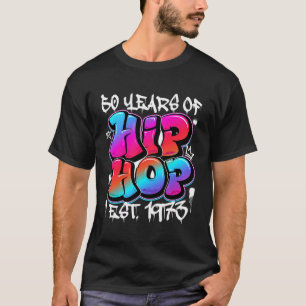 50-årsdagen av Hip hop Graffiti T Shirt