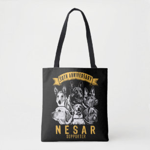 50-årsdagen av minneshögtiden K9 Tote Bag Tygkasse