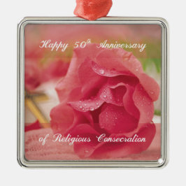 50-årsdagen av Religiösa Consecration Ro Julgransprydnad Metall
