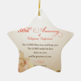 50-årsdagen av Religiösans yrkesverksamhet, Nun Go Julgransprydnad Keramik