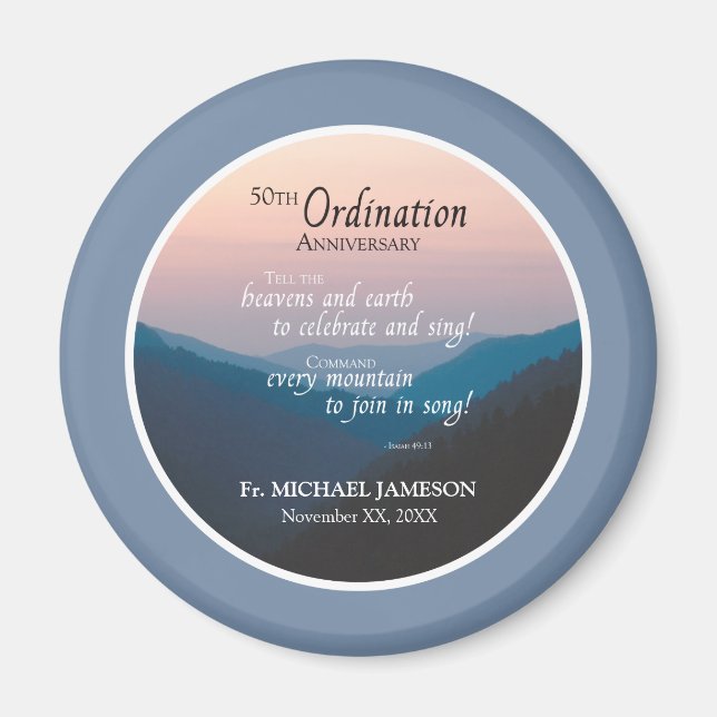 50-årsdagen för Grattisarna för Ordning Magnet (Framsidan)