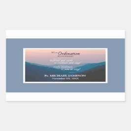 50-årsdagen för Grattisarna för Ordning Rektangulärt Klistermärke