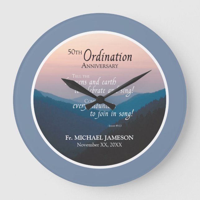 50-årsdagen för Grattisarna för Ordning Stor Klocka (Framsida)