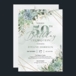 50-årsdagen för vår-jukalyptus guld inbjudningar<br><div class="desc">En verkligt häpnadsväckande boho-design som har fångat alla firande och händelser under de senaste åren, nämligen en lavish bouquet - en blandning av succulents och eucalyptus greenergiy, elegant vävd runt ett faux guld geometriskt ram. Du kan vara säker på att du med den här designen för din kontorsutrustning för evenemanget...</div>