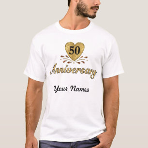 50-årsdagen - Guld T-shirt