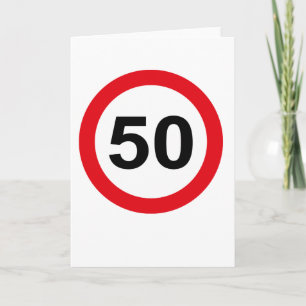50-årsdagen kort
