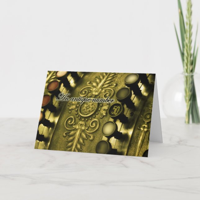 50:årsdagen kort (Framsida)