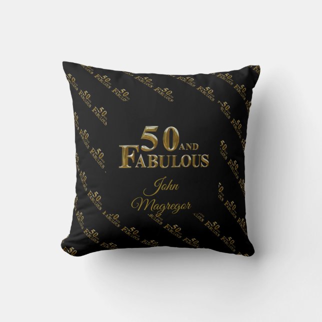 50:årsdagen kudde (Framsida)
