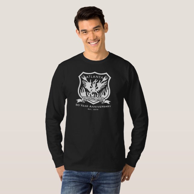 50-årsdagen Långärmad T-Shirt (Hel framsida)