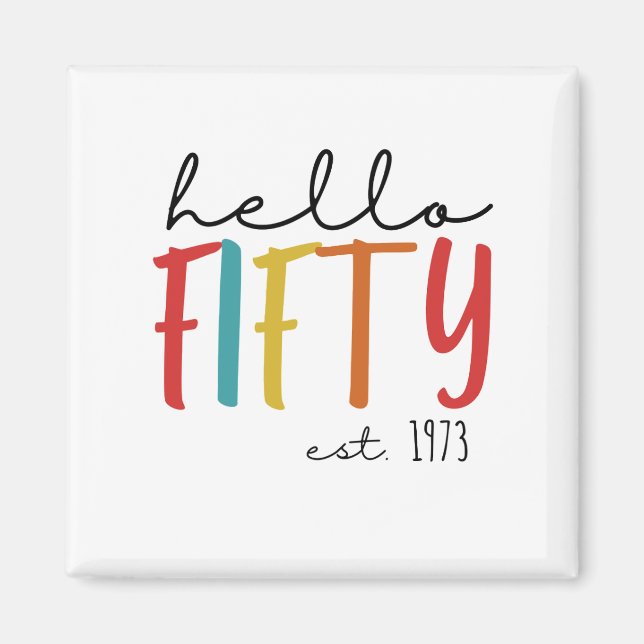 50:årsdagen magnet (Framsidan)