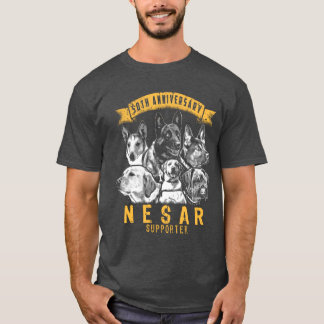50-årsdagen NESAR K9 T-shirt