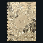50-årsdagen Party Golden Bröllop Guest Bok Anteckningsbok<br><div class="desc">50-årsjubileum Party Golden Bröllop Guest Bok Elegant Spiral bärbar dator,  Lägg till Namn och datum eller Din text</div>