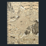 50-årsdagen Party Golden Bröllop Guest Bok Anteckningsbok<br><div class="desc">50-årsjubileum Party Golden Bröllop Guest Bok Elegant Spiral bärbar dator,  Lägg till Namn och datum eller Din text</div>