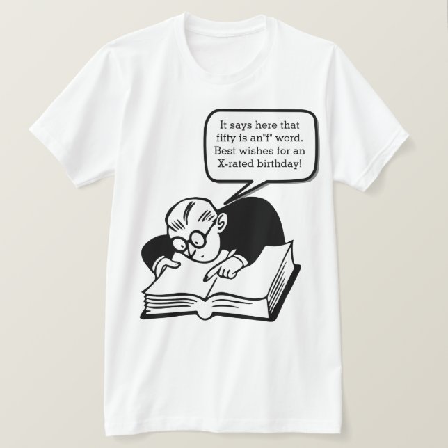 50:årsdagen t-shirt (Design framsida)