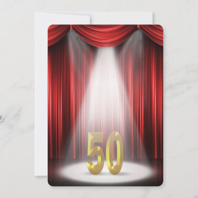 50-årsfest inbjudningar (Framsida)