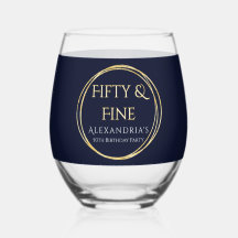 50-årsfest Navy Gold Fifty and Fine