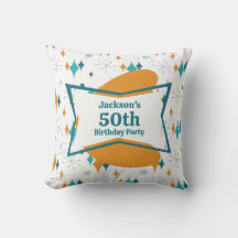 50-årsfest Retro Mid Century Alla Åldrar
