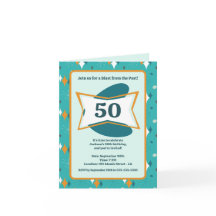 50-årsfest Retro mitten av seklet Alla åldrar