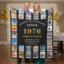 50-årsfirande familjeminnen fotokollage