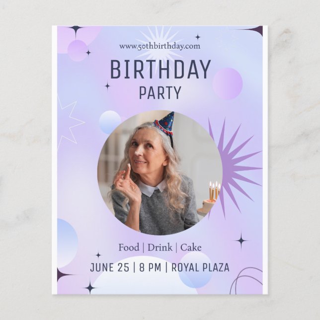 50-årsfirande, Foto 50-årsdag  Flygblad (Framsidan)