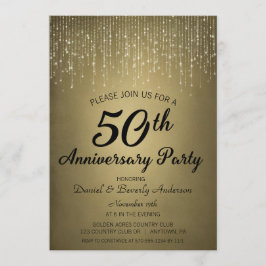 50-årsfirande Guldbröllop Inbjudningar