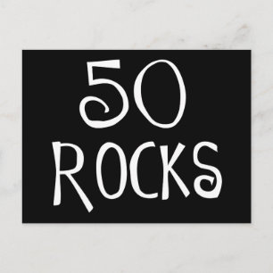 50-årsgåvor, 50 STEN Vykort