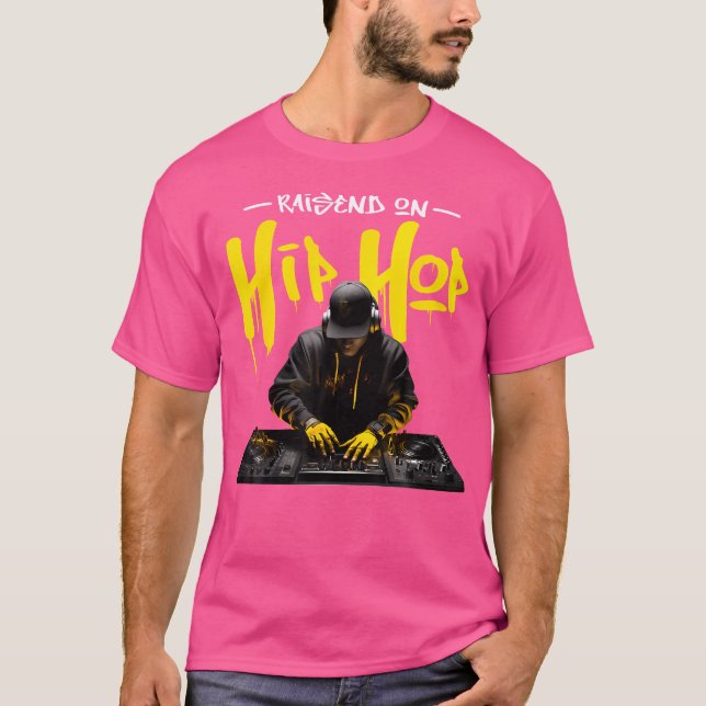 50-årsgrafik för Hip hop Dj T Shirt (Framsida)