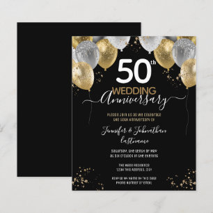 50-årsjubiléet av budgetinbjudningar för Guld-ball