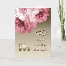 50-årsjubiléet Bröllop Kort