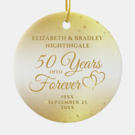 50-årsjubileet Hjärtar ÅR IN I FRÄMST Foto Julgransprydnad Keramik